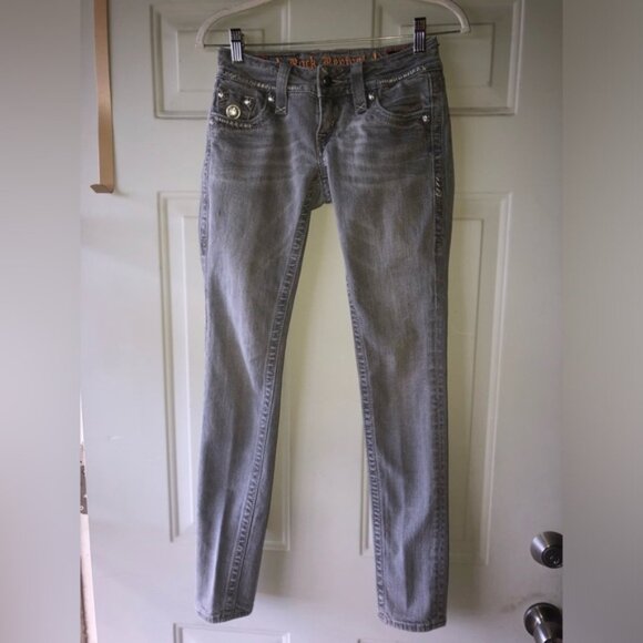 Rock Revival gray Celine skinny jeans size 25 - Picture 1 of 6